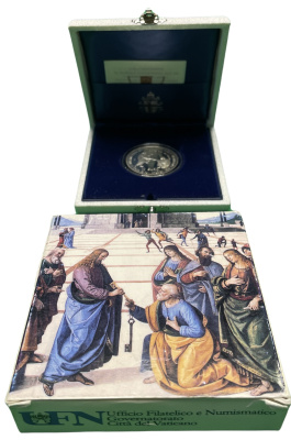 Ватикан 10 евро 2003 серебро PROOF 7-5-4-11