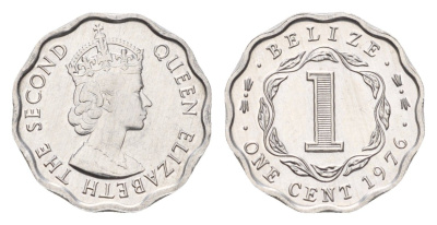 Белиз 1 цент 1976 KM 33a алюминий UNC 4679-554