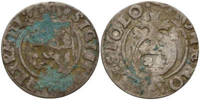 Польша 3 полкера (3 полторака - 1 крейцер) 1624 Сигизмунд III Ваза (1587-1632) Gorecki B.24, KM 41 серебро 4160-137