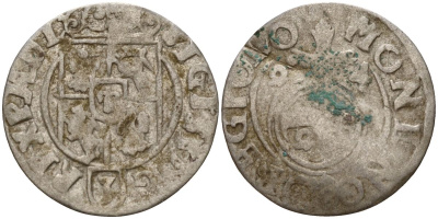 Польша 3 полкера (3 полторака - 1 крейцер) 1624 Сигизмунд III Ваза (1587-1632) Gorecki B.24, KM 41 серебро 4158-941