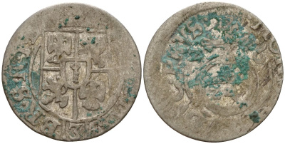 Польша 3 полкера (3 полторака - 1 крейцер) 1626 Сигизмунд III Ваза (1587-1632) Gorecki B.26 серебро 4158-1031