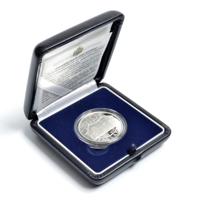 Сан-Марино 10 евро 2008 500 лет Андреа Палладио, в оригинальной коробке, сертификат KM 514 серебро PROOF 2-4-2-13