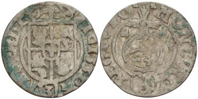 Польша 3 полкера (3 полторака - 1 крейцер) 1624 Сигизмунд III Ваза (1587-1632) Gorecki B.24, KM 41 серебро 4158-963