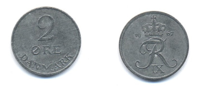 ДАНИЯ 2 ЭРЕ 1967 KM 840.2 цинк 23-1122
