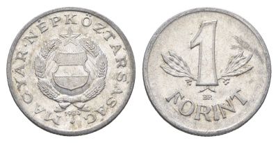 Венгрия 1 форинт 1984 BP KM 575 алюминий 4668-415