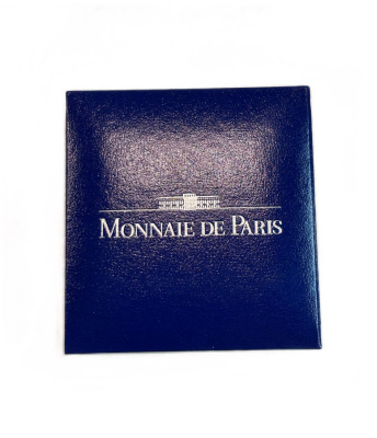 Франция 10 франков = 1 1/2 евро 1996 серия сокровища музеев Европы, китайский всадник, в оригинальной коробке KM 1158 серебро  PROOF  1-6-4-48