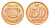 Дания 50 эре 2016 Маргрете II (1972-2024) KM 866 бронза UNC 75-437