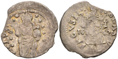 Рагуза 1 грозетто (денарий) 1642 КМ 5 серебро 1528-211