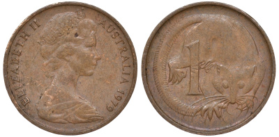 Австралия 1 цент 1979 KM 62 бронза 4596-351