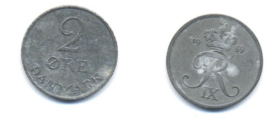 ДАНИЯ 2 ЭРЕ 1969 KM 840.2 цинк 23-1146