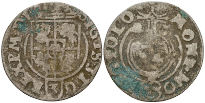 Польша 3 полкера (3 полторака - 1 крейцер) 1621 Сигизмунд III Ваза (1587-1632) Gorecki B.21 серебро 4158-834