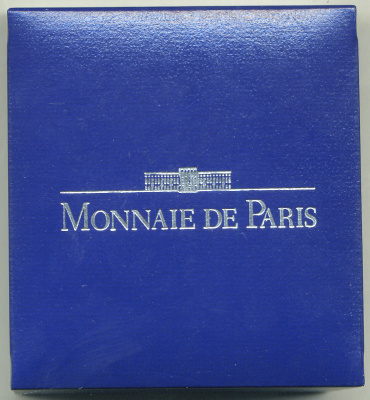 Франция 100 франков - 15 экю 1994 серия архитектурные монументы европы (Собор Святого Марка в Венеции), в коробке с сертификатом KM 1068 серебро  PROOF  5-6-1-37