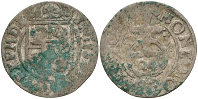 Польша 3 полкера (3 полторака - 1 крейцер) 1623 Сигизмунд III Ваза (1587-1632) Gorecki B.23 серебро 4158-1257