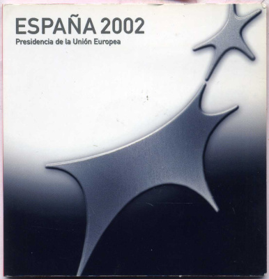 Испания 12 евро 2002 Карлос и София, Председательство Испании в Евросоюзе серебро UNC 6-5-1-22