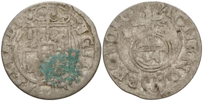 Польша 3 полкера (3 полторака - 1 крейцер) 1624 Сигизмунд III Ваза (1587-1632) Gorecki B.24, KM 41 серебро 4158-956