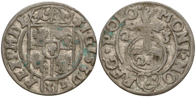 Польша 3 полкера (3 полторака - 1 крейцер) 1623 Сигизмунд III Ваза (1587-1632) Gorecki B.23 серебро 4160-116