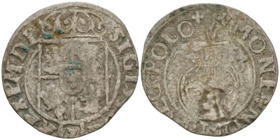 Польша 3 полкера (3 полторака - 1 крейцер) 1623 Сигизмунд III Ваза (1587-1632) Gorecki B.23 серебро 4160-239