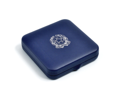 Италия 10 евро 2007 50 лет Римскому договору KM 295 серебро PROOF 2-4-2-23