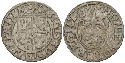 Польша 3 полкера (3 полторака - 1 крейцер) 1623 Сигизмунд III Ваза (1587-1632) Gorecki B.23, KM 41 серебро 4158-932