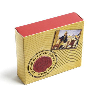 Австралия 1 доллар 2009 200 лет почтовой службе в Австралии, цветная серебро 8-1-05-05