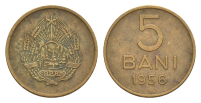 Румыния 5 бань (бани) 1956 KM 81.2 медь цинк никель 4632-969