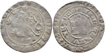 БОГЕМИЯ 1 ГРОШ, ПРАЖСКИЙ 1378-1419 ВАЦЛАВ IV, WENZESLAVS TERCIVS серебро 560-1711