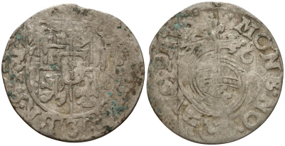 Польша 3 полкера (3 полторака - 1 крейцер) 1626 Сигизмунд III Ваза (1587-1632) Gorecki B.26 серебро 4158-1032