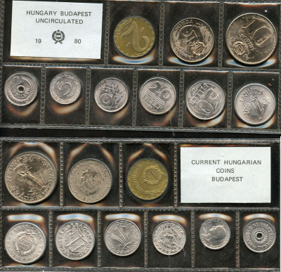 Венгрия официальный набор из 9 монет 1979  KM MS 9   UNC  3-6-1-24
