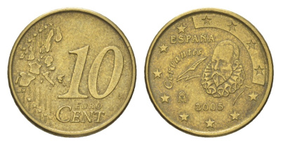 Испания 10 евроцентов 2005 KM 1043 нордик 4627-1141