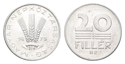 Венгрия 20 филлеров 1975 BP KM 573 алюминий 4665-1119