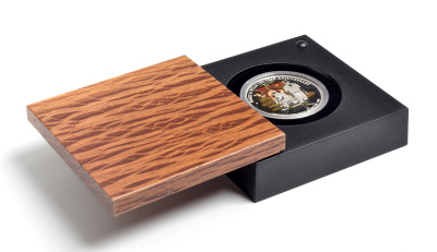 Австралия 1 доллар 2010 экспедиция Берка и Уиллса, цветная эмаль, коробка, сертификат серебро PROOF 4-3-3-08