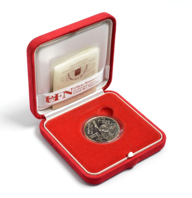 Ватикан 5 евро + 10 евро 2004 150 лет провозглашения догмата о непорочном зачатии, Дева Мария, древо жизни, в оригинальных коробках с сертификатами KM 359, 360 серебро PROOF 2-4-2-24