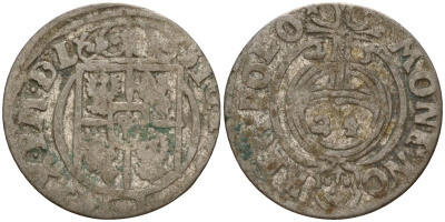 Польша 3 полкера (3 полторака - 1 крейцер) 1625 Сигизмунд III Ваза (1587-1632) Gorecki B.25, KM 41 серебро 4158-1023