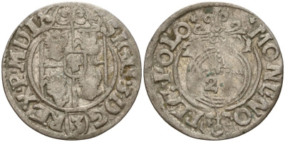 Польша 3 полкера (3 полторака - 1 крейцер) 1621 Сигизмунд III Ваза (1587-1632) Gorecki B.21 серебро 4158-842