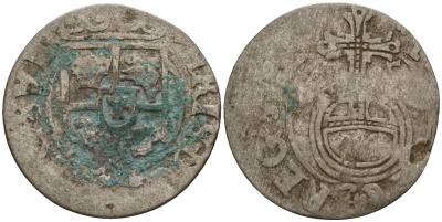 Польша 3 полкера (3 полторака - 1 крейцер) ND (1620-1627) Сигизмунд III Ваза (1587-1632) KM 41 серебро 4158-1134