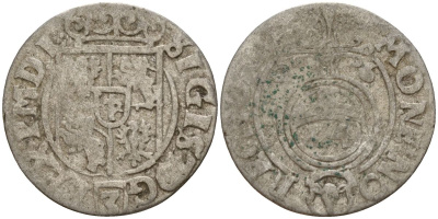 Польша 3 полкера (3 полторака - 1 крейцер) 1626 Сигизмунд III Ваза (1587-1632) Gorecki B.26, KM 41 серебро 4160-218