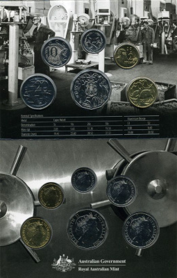 АВСТРАЛИЯ НАБОР ИЗ 6 МОНЕТ 2010 UNC 7-5-5