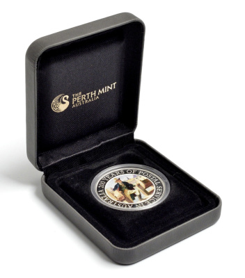 Австралия 1 доллар 2009 200 лет почтовой службе в Австралии, цветная серебро 8-1-05-05