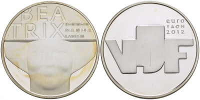 НИДЕРЛАНДЫ 5 ЕВРО 2012 НИДЕРЛАНДЫ ИССКУСТВО И СКУЛЬПТУРА серебро PROOF 05-041-14