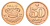 Дания 50 эре 2016 Маргрете II (1972-2024) KM 866 бронза UNC 75-126