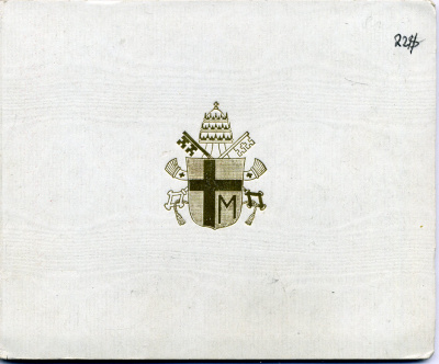 Ватикан набор из 5 монет 1981 в оригинальном картонном буклете, Иоанн Павел II KM MS86 (KM 155-159) UNC 5-4-3-21