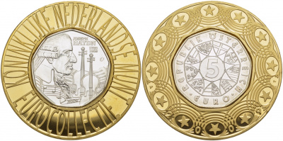 Австрия 5 евро 2009 200 лет со дня смерти Йозефа Гайдна KM 3170 серебро UNC 1068-9-11