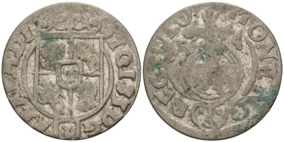 Польша 3 полкера (3 полторака - 1 крейцер) 1624 Сигизмунд III Ваза (1587-1632) Gorecki B.24, KM 41 серебро 4158-967