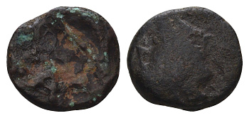 Боспорское Царство тетрахалк 220-210 года до н.э. Пантикапей медь 4669-263