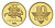 Литва 10 центов 2006 редкий год KM 106 никель латунь BU 4687-1255