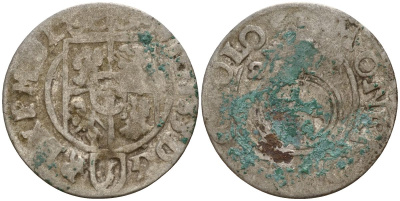 Польша 3 полкера (3 полторака - 1 крейцер) ND (1620-1627) Сигизмунд III Ваза (1587-1632) KM 41 серебро 4158-1139
