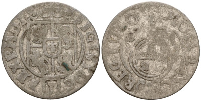 Польша 3 полкера (3 полторака - 1 крейцер) ND (1620-1627) Сигизмунд III Ваза (1587-1632) KM 41 серебро 4158-1215