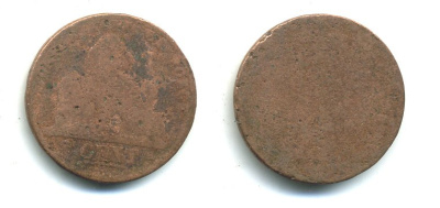 Бельгия 2 сантима до 1919 KM 36 медь 58-166