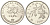 Хорватия 20 лип 1995 нечетный год KM 7 сталь плакированная никелем  UNC  4124-1242