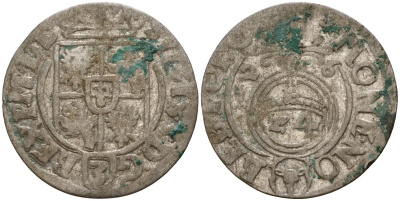 Польша 3 полкера (3 полторака - 1 крейцер) 1623 Сигизмунд III Ваза (1587-1632) Gorecki B.23 серебро 4158-1267